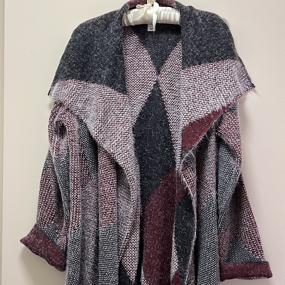 St. John Shawl Collar Reversible Sweater Sz. Small
